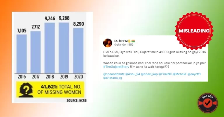 ગુજરાત ની ગુમ થયેલી મહિલાઓ, NCRB ડેટાએ ગેરમાન્યતાઓને છતી કરી અને પોલીસની સફળતાને હાઇલાઇટ કરી